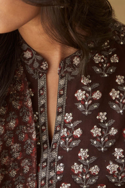 Sehra Farheen Bagru Kurta