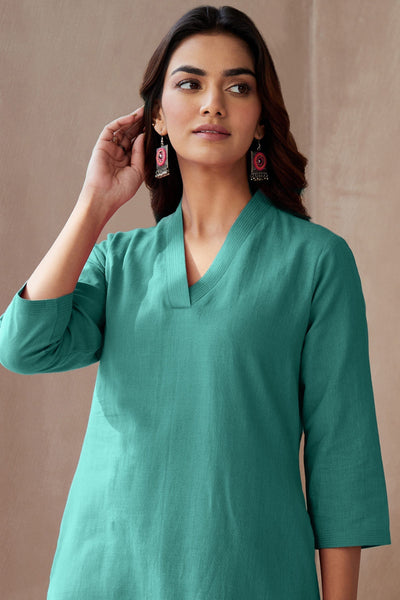 Roza Seher Turquoise Kurta