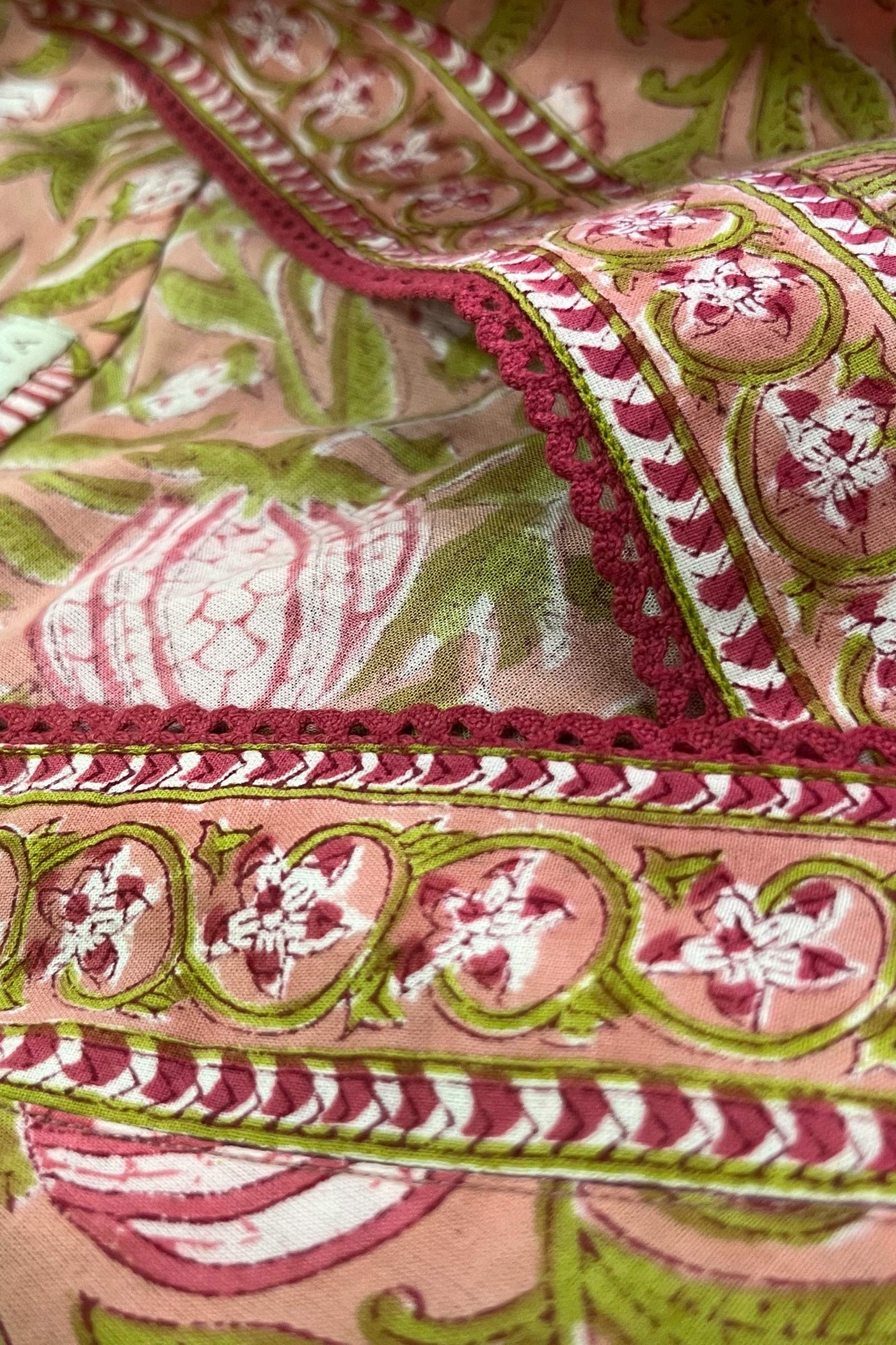 Gauhar Layla Pink Sanganeri Kurta