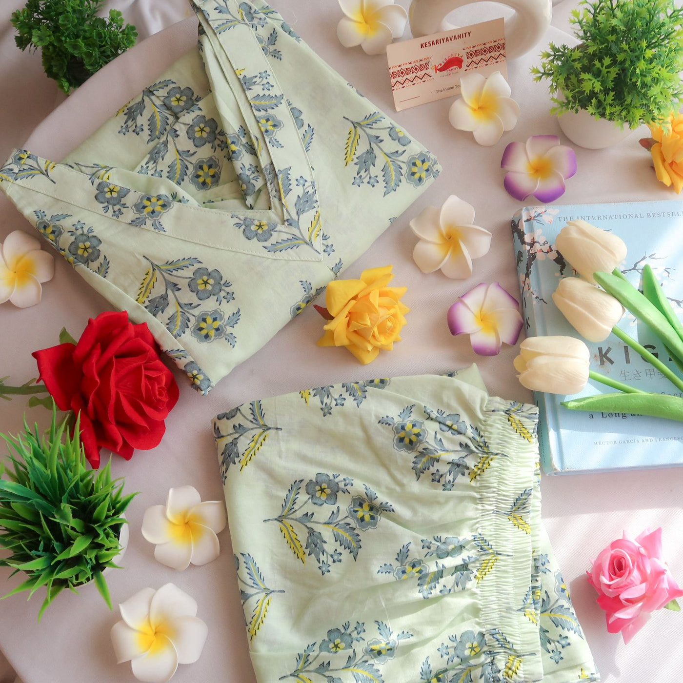 Aqua Moon Office/Regular Wear Suit Set - Blend of Fun