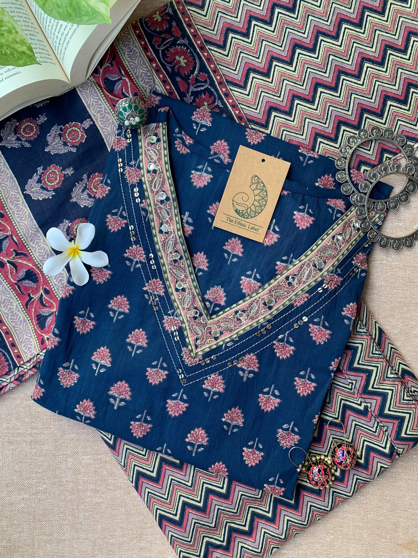 "Shivika" Cotton Kurta Set(3pc)