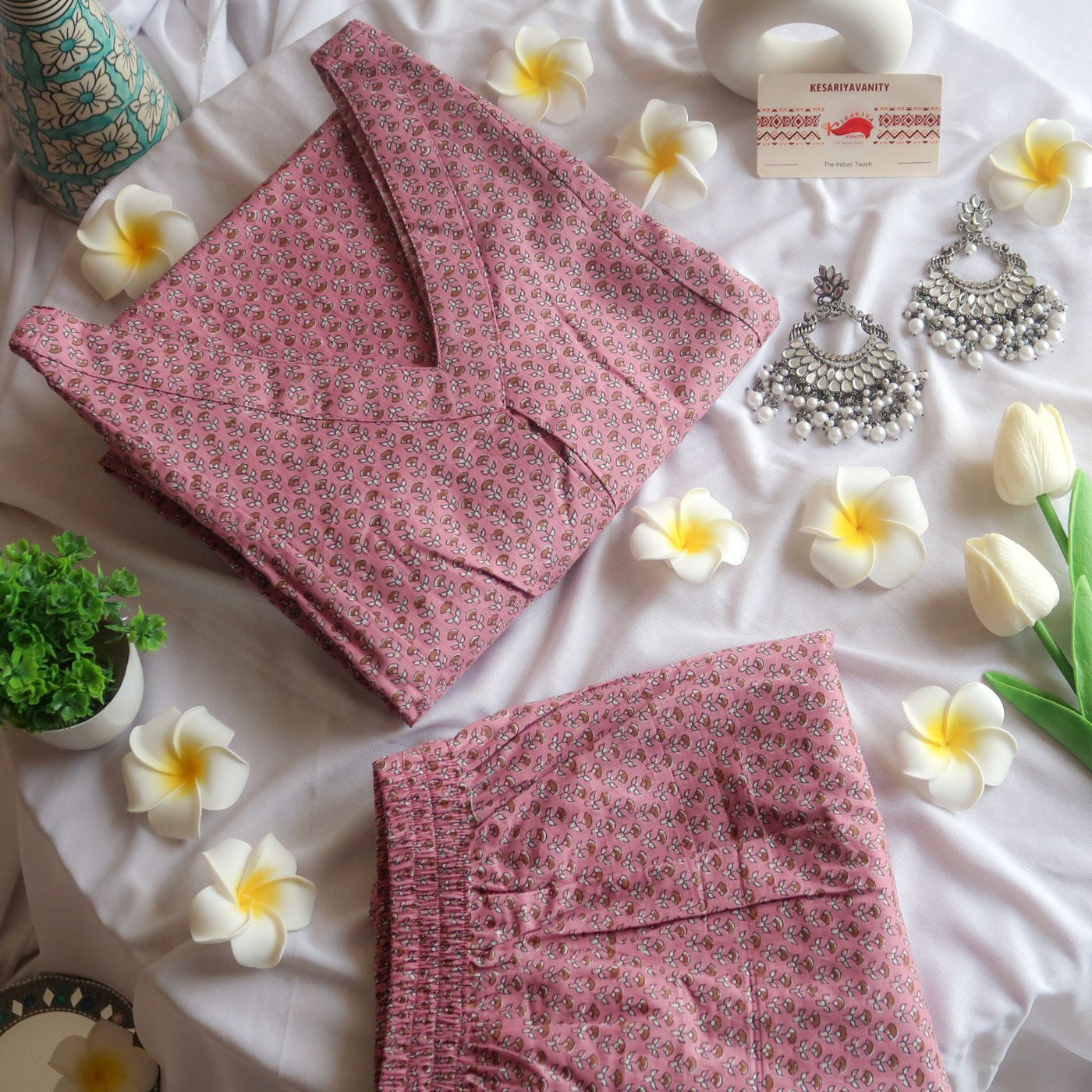 Mauve Pink Office/ Regular Wear Suit Set - EOFY SALE