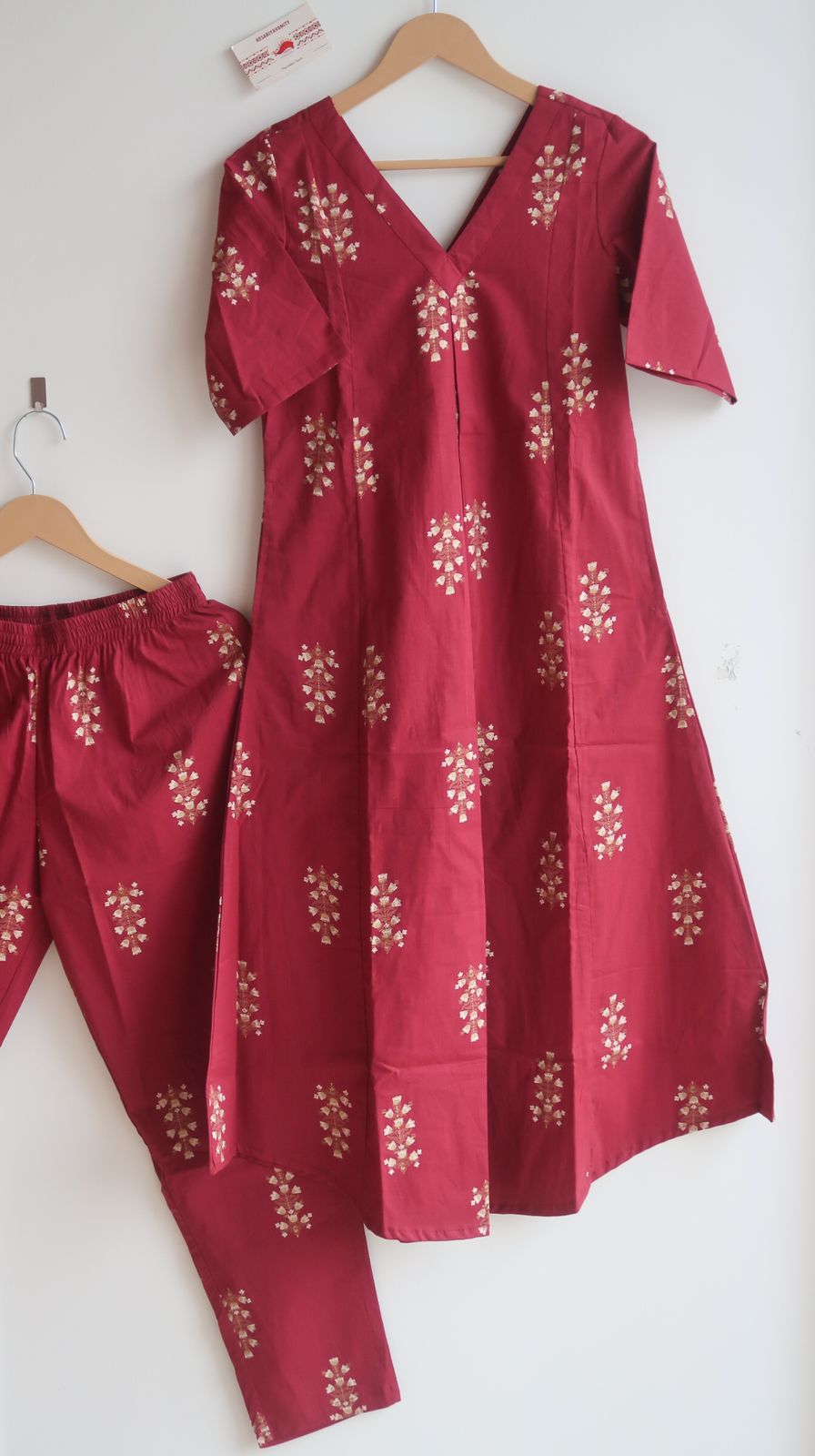 Rasp Berry Office/Regular Wear Suit Set