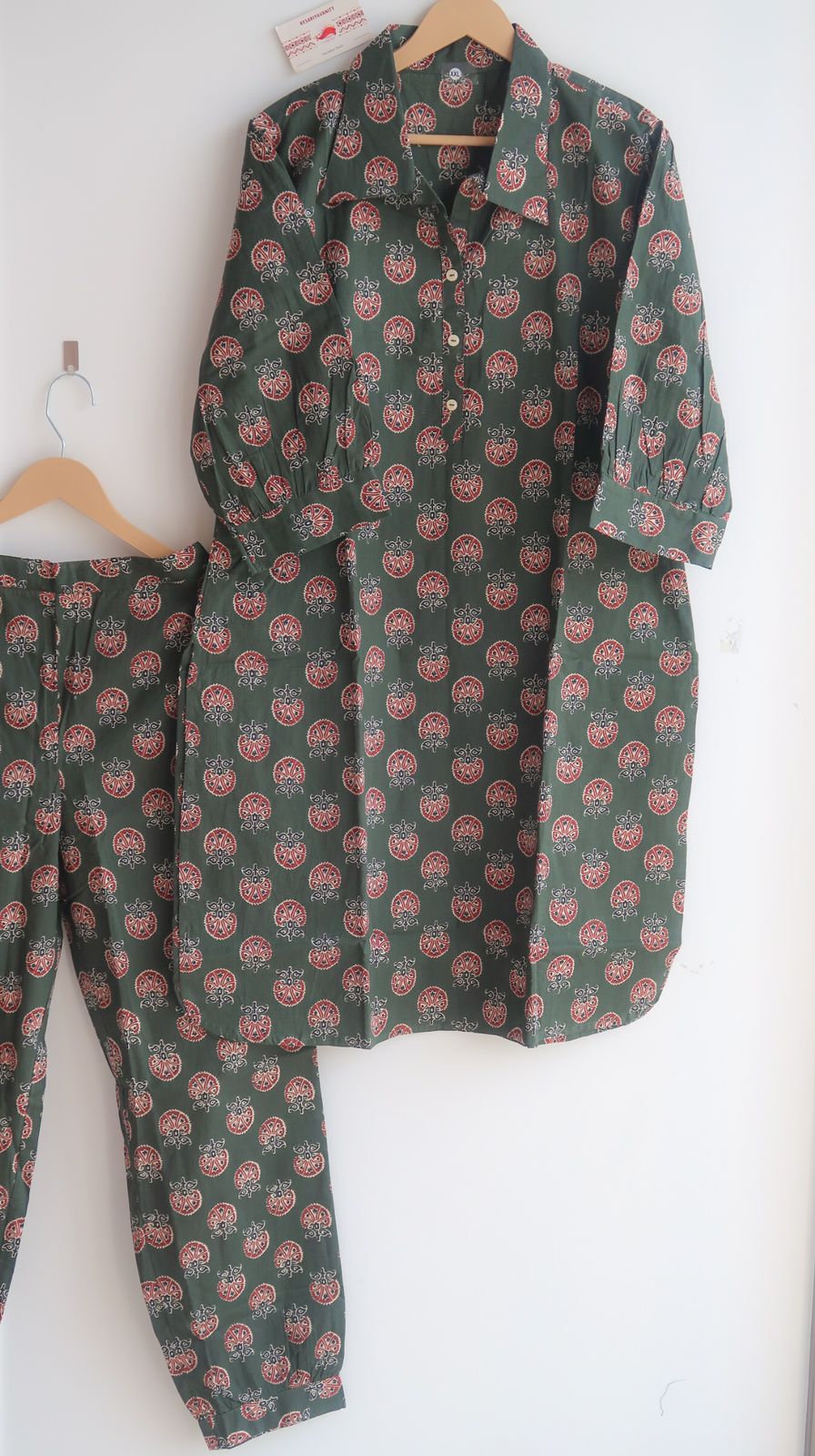 Verde Mocha Office/Regular Wear Suit Set